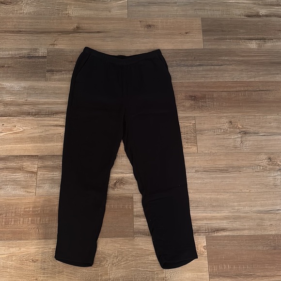 Eileen Fisher Black Tapered Ankle Pant NWT Sz S - Picture 2 of 8